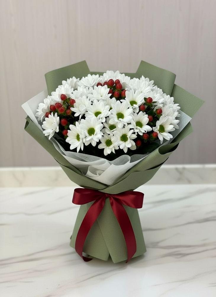 Букет цветов из: Хризантемы в Десногорске