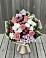 Букет цветов из: Альстромерии, Гвоздики, Розы и Хризантемы в Десногорске