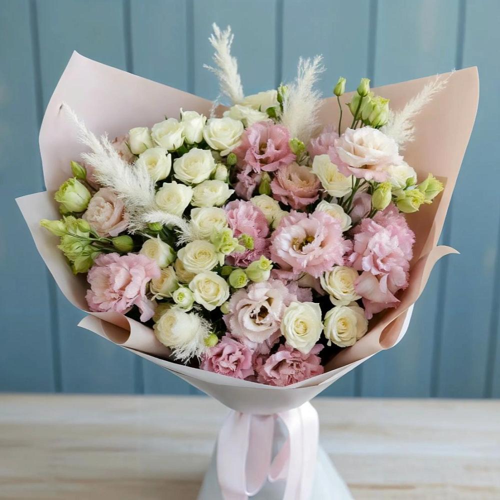 Букет цветов из: Альстромерии и Розы в Десногорске