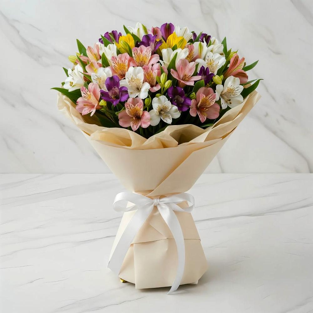 Букет цветов из: Альстромерии в Десногорске