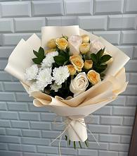 Букет цветов из:  Розы и Хризантемы #REPLACE_PRED# Десногорске