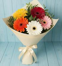Букет цветов из:  Герберы в Десногорске