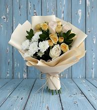 Букет цветов из:  Розы и Хризантемы в Десногорске