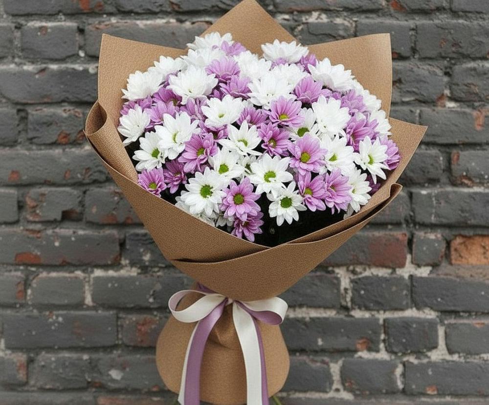 Букет цветов из: Хризантемы в Десногорске