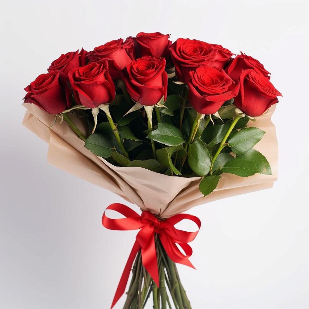 Букет 11 Красных роз Эдлесс Лав в Десногорске